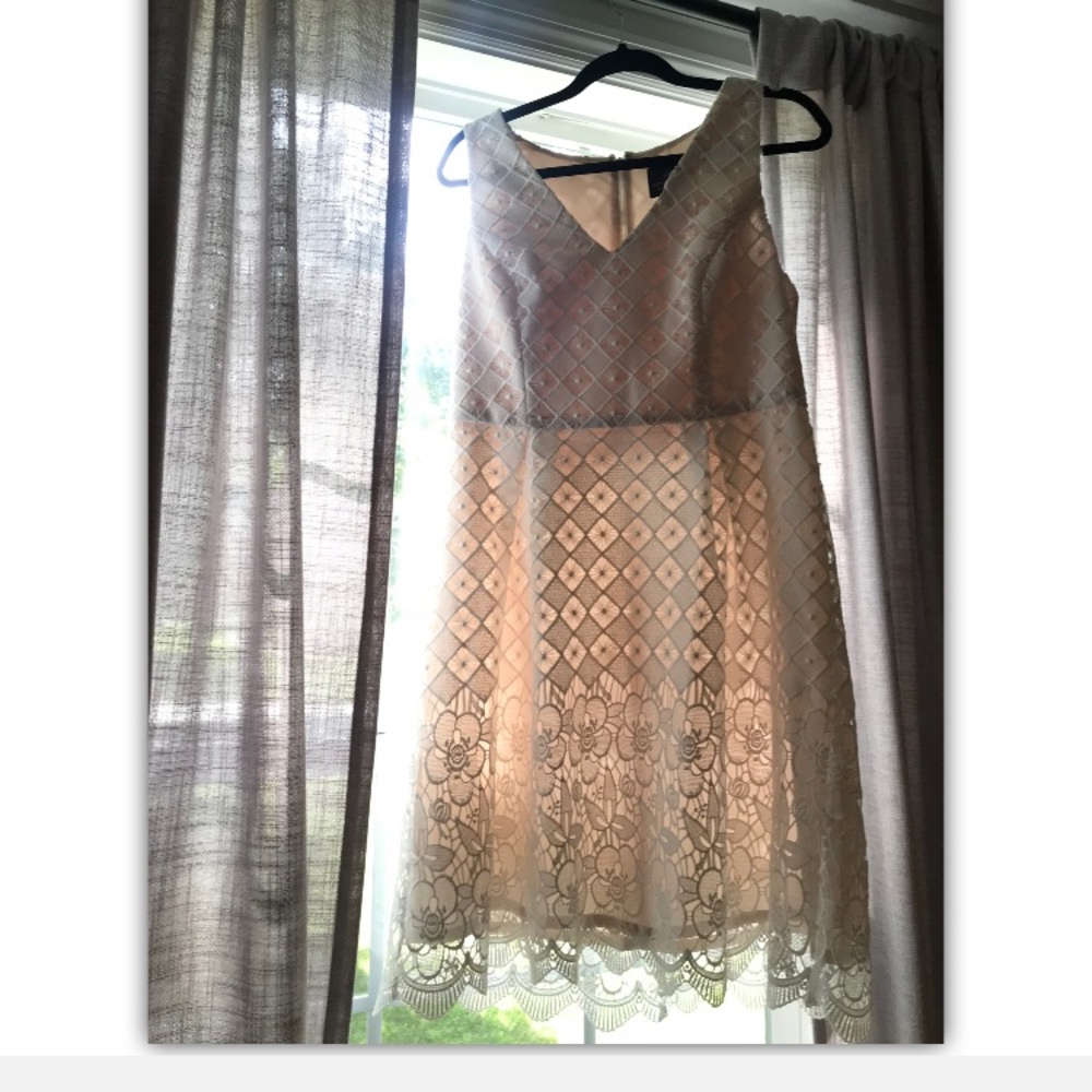 Adrianna Papell White Cocktail Dress
